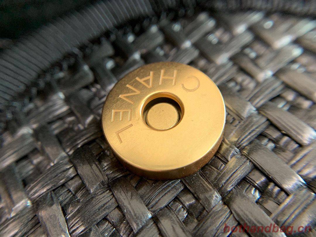 Chanel Large Weave Shopping Bag A66942 Black Chanel Large Weave Shopping Bag A66942 Black