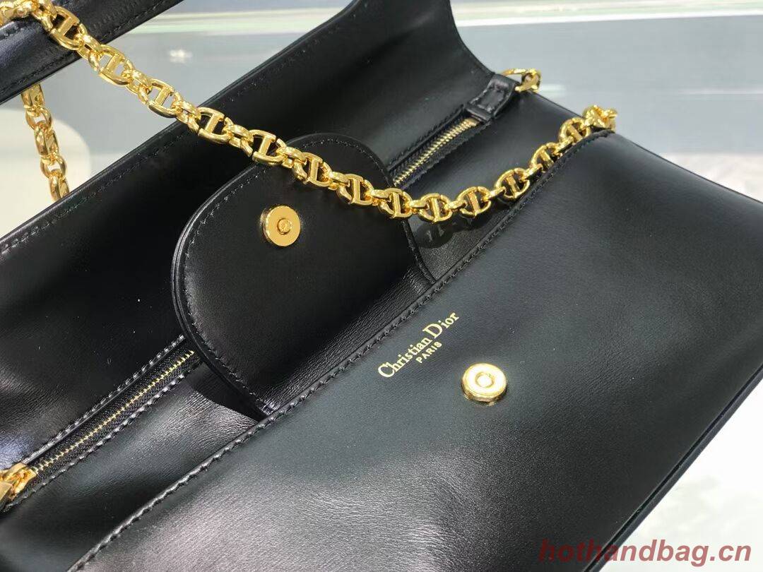 DIOR MEDIUM DIORDOUBLE BAG Black Smooth Calfskin M8641U DIOR MEDIUM DIORDOUBLE BAG Black Smooth Calfskin M8641U