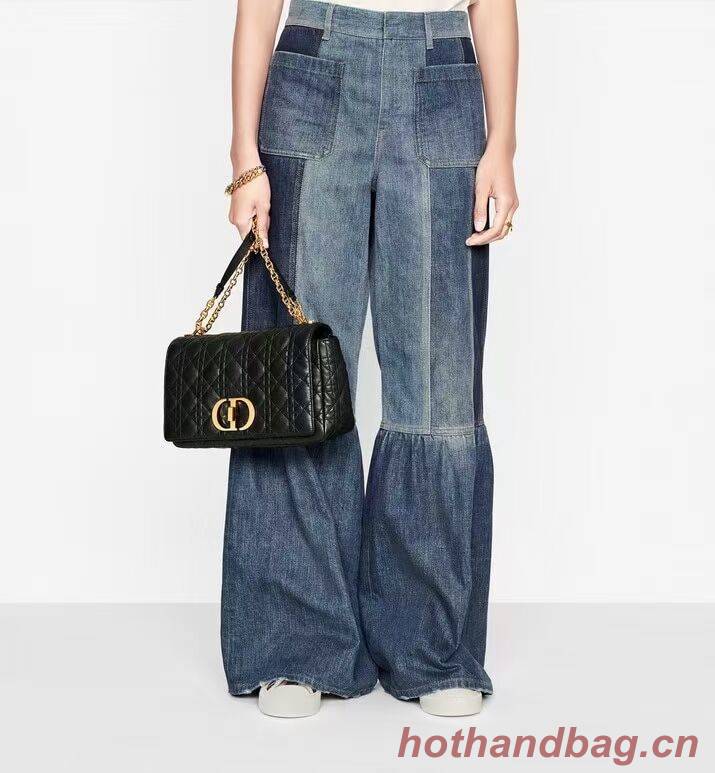 DIOR MEDIUM DIORDOUBLE BAG Black Smooth Calfskin M8641U DIOR MEDIUM DIORDOUBLE BAG Black Smooth Calfskin M8641U