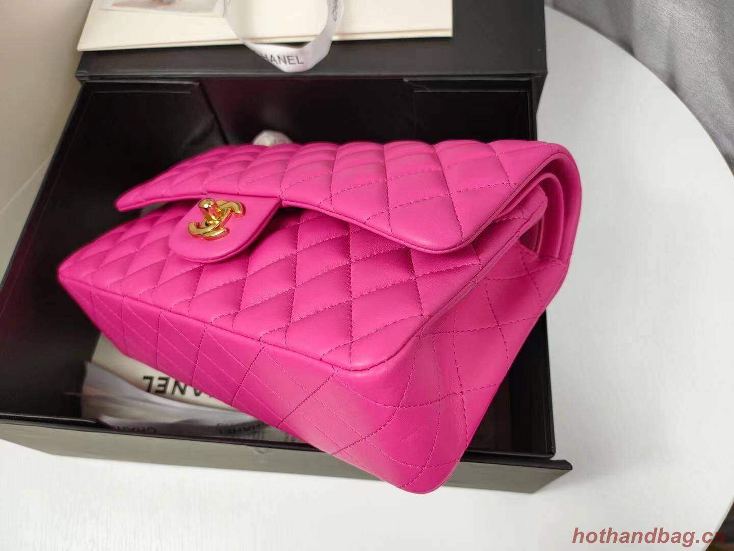 Chanel Flap Shoulder Bag Original Sheepskin leather A1112 Rose Chanel Flap Shoulder Bag Original Sheepskin leather A1112 Rose