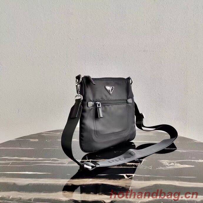 Prada Re-Nylon and Saffiano leather shoulder bag VA0716 black