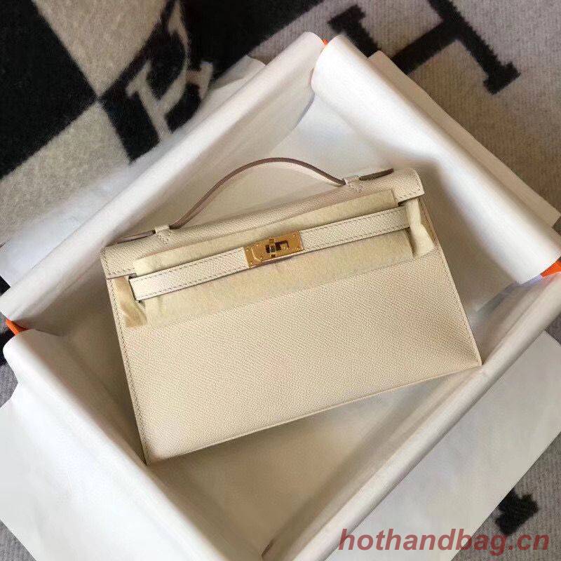 Hermes Kelly 22cm Handle Bag Epsom Leather KL22 Cream Hermes Kelly 22cm Handle Bag Epsom Leather KL22 Cream