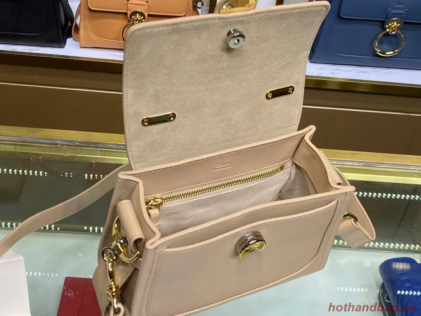 Chloe Original Calfskin Leather Bag C1143S cream Chloe Original Calfskin Leather Bag C1143S cream