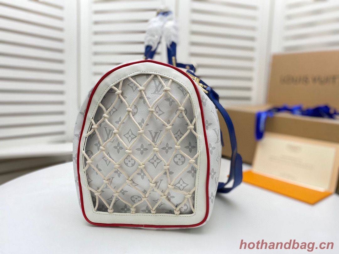 Louis Vuitton KEEPALL BANDOULIERE M41416 M41414 White Louis Vuitton KEEPALL BANDOULIERE M41416 M41414 White