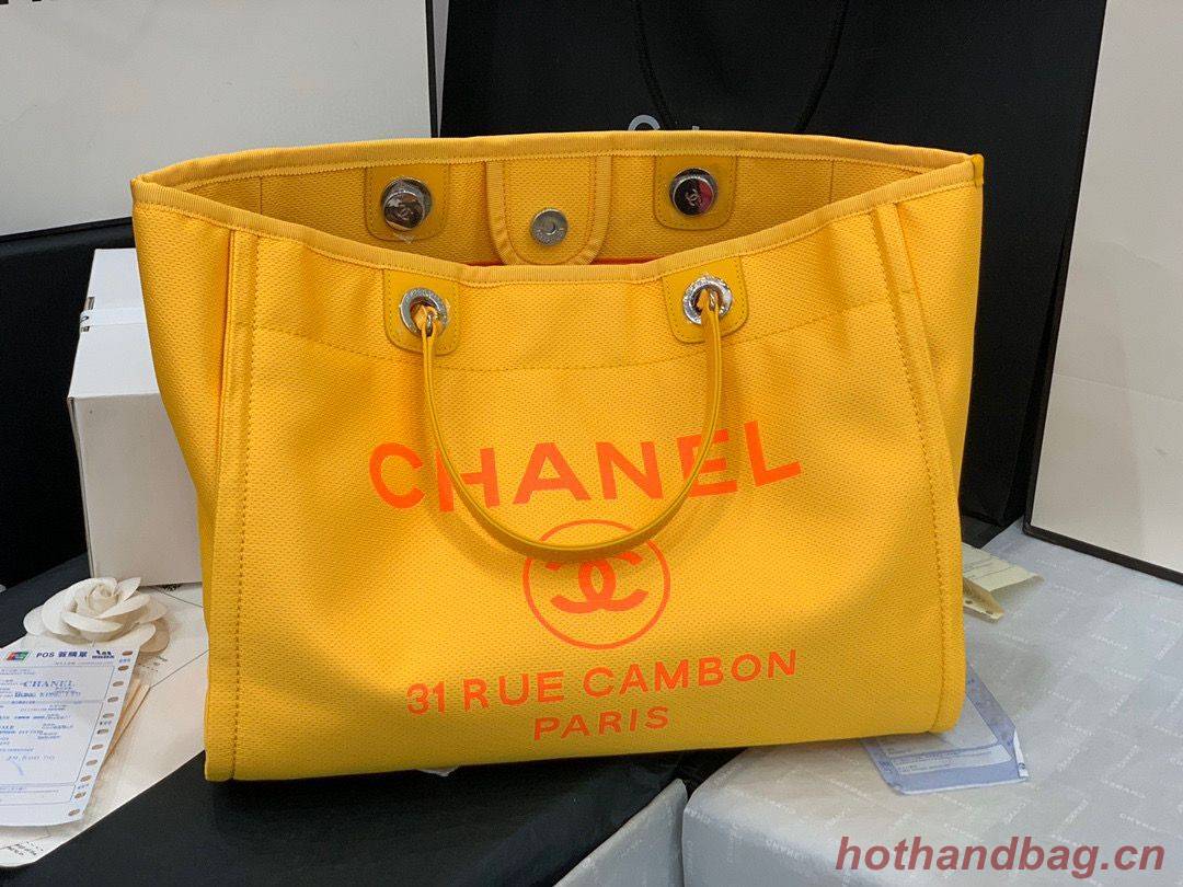 Chanel Original Medium Shopping Bag 67001 Yellow Chanel Original Medium Shopping Bag 67001 Yellow