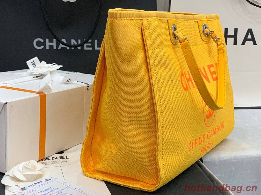 Chanel Original Medium Shopping Bag 67001 Yellow Chanel Original Medium Shopping Bag 67001 Yellow