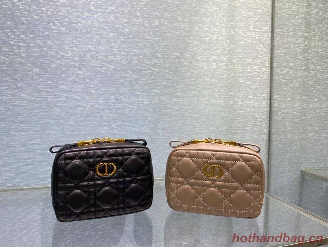 DIOR Black Cannage Supple Calfskin C2171 DIOR Black Cannage Supple Calfskin C2171