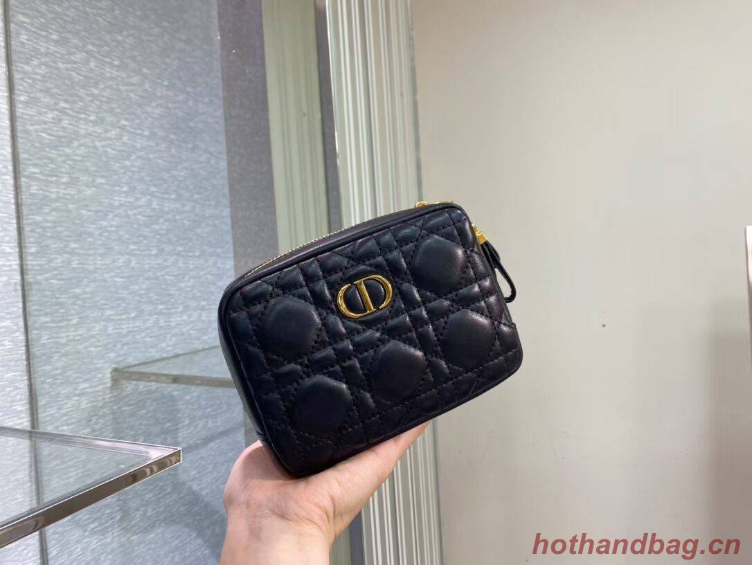 DIOR Black Cannage Supple Calfskin C2171 DIOR Black Cannage Supple Calfskin C2171