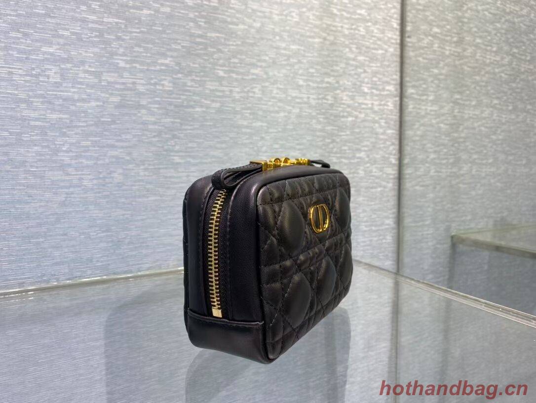 DIOR Black Cannage Supple Calfskin C2171 DIOR Black Cannage Supple Calfskin C2171