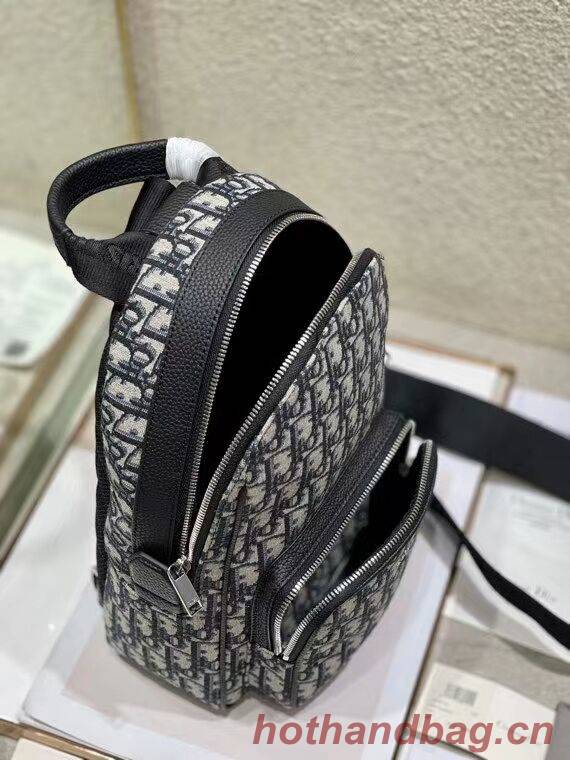 DIOR Blue Dior Oblique Embroidery CN0130 DIOR Blue Dior Oblique Embroidery CN0130