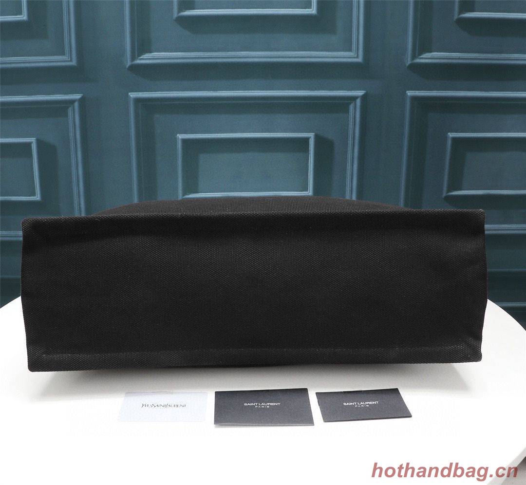Yves Saint Laurent Rive Gauche Tote Shopping Bag 59929 Black