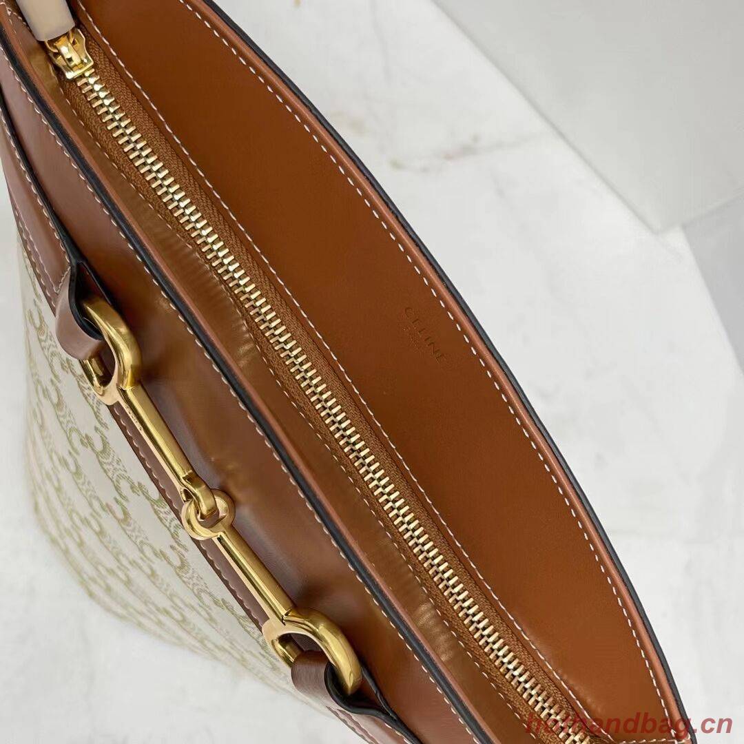 Celine BUCKET BAG IN SHINY CALFSKIN CR92072 WHITE Celine BUCKET BAG IN SHINY CALFSKIN CR92072 WHITE