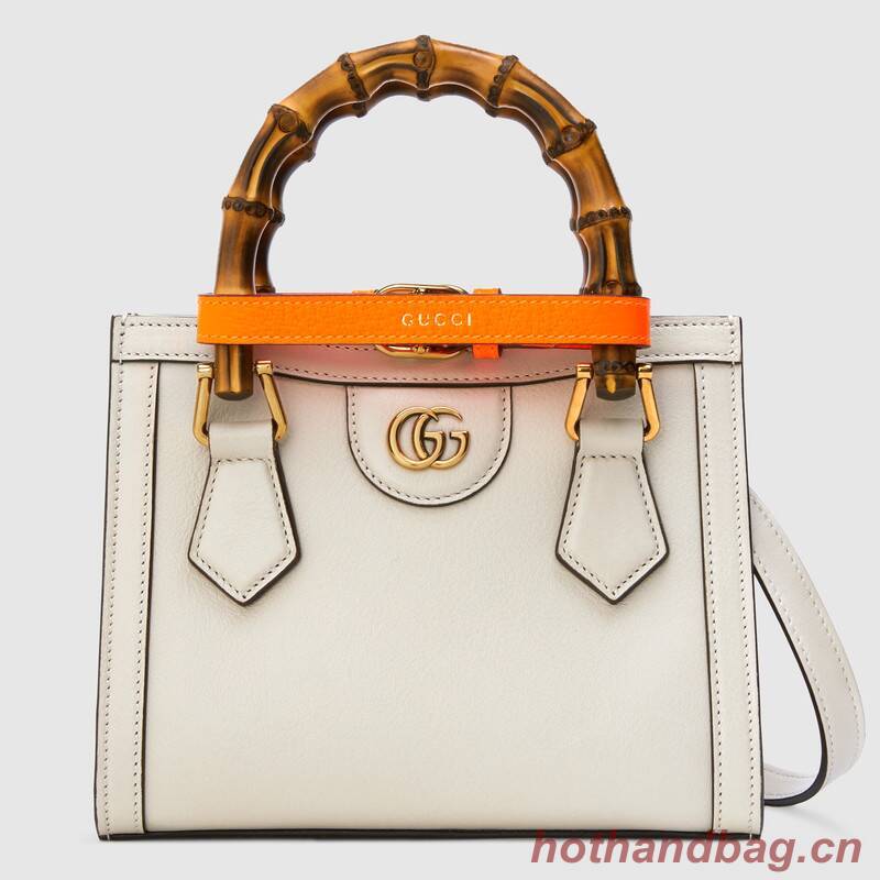 Gucci Diana mini tote bag 655661 White 