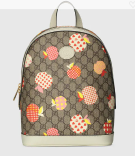 Gucci Les Pommes small backpack 552884 White