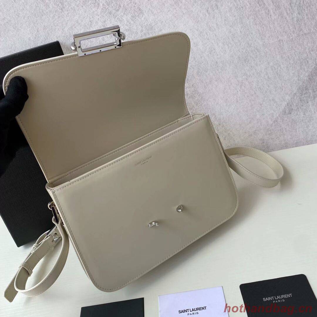 Yves Saint Laurent Calf leather cross-body bag Y357624 BLANC VINTAGE Yves Saint Laurent Calf leather cross-body bag Y357624 BLANC VINTAGE