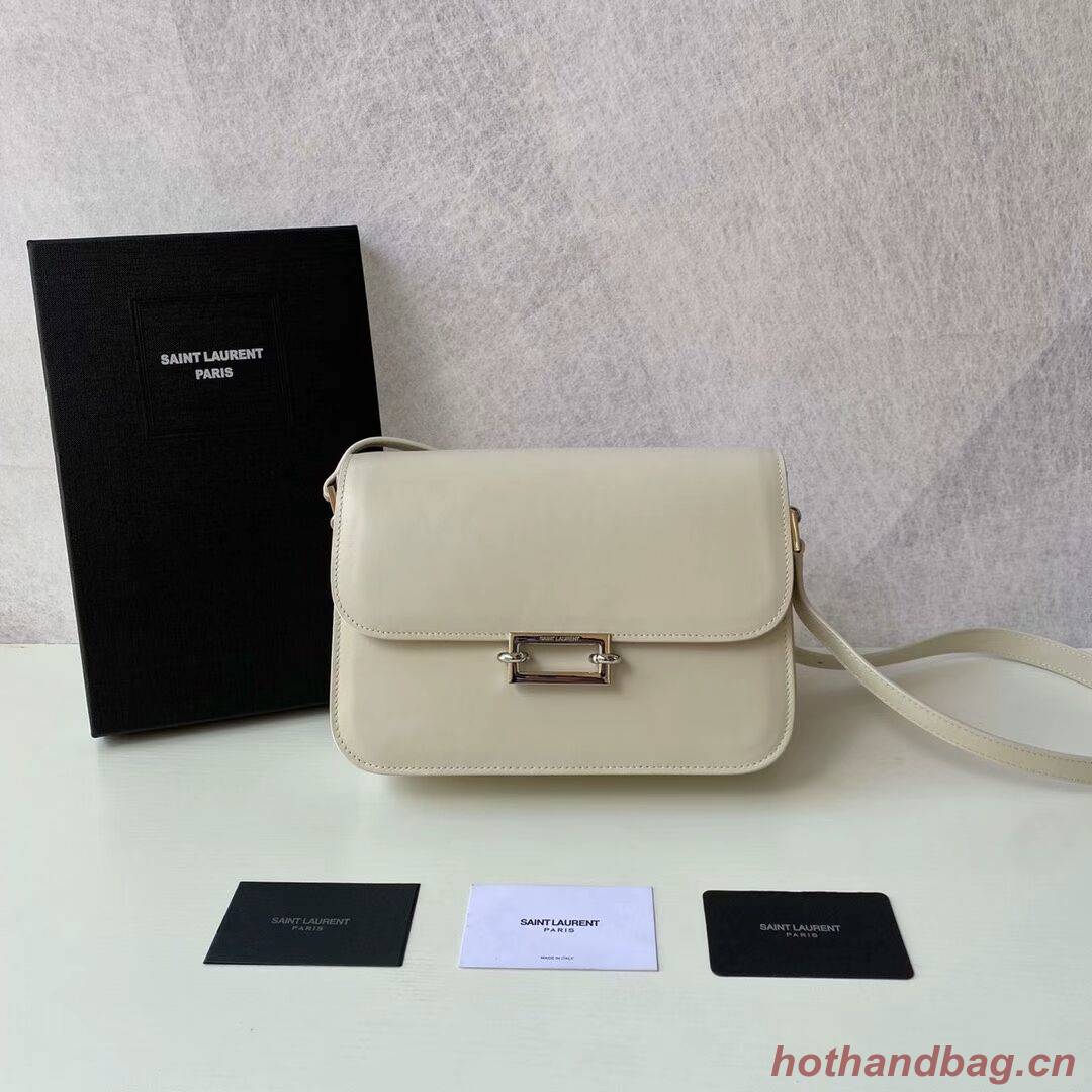 Yves Saint Laurent Calf leather cross-body bag Y357624 BLANC VINTAGE Yves Saint Laurent Calf leather cross-body bag Y357624 BLANC VINTAGE
