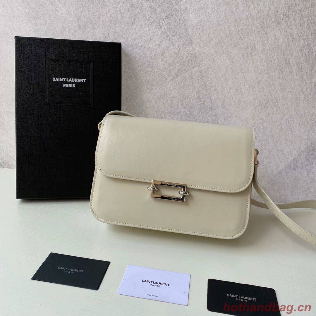 Yves Saint Laurent Calf leather cross-body bag Y357624 BLANC VINTAGE Yves Saint Laurent Calf leather cross-body bag Y357624 BLANC VINTAGE