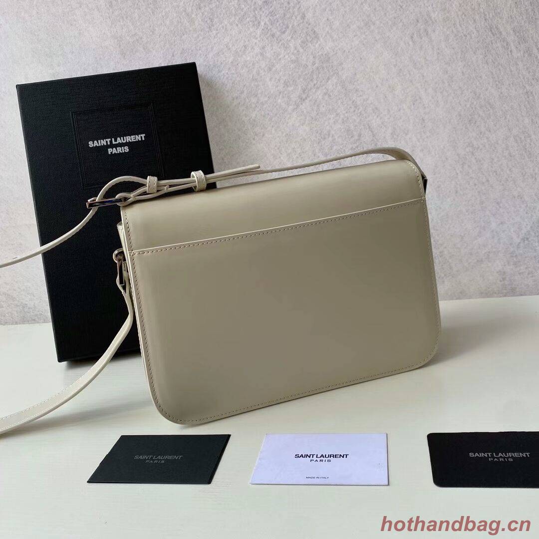 Yves Saint Laurent Calf leather cross-body bag Y357624 BLANC VINTAGE Yves Saint Laurent Calf leather cross-body bag Y357624 BLANC VINTAGE