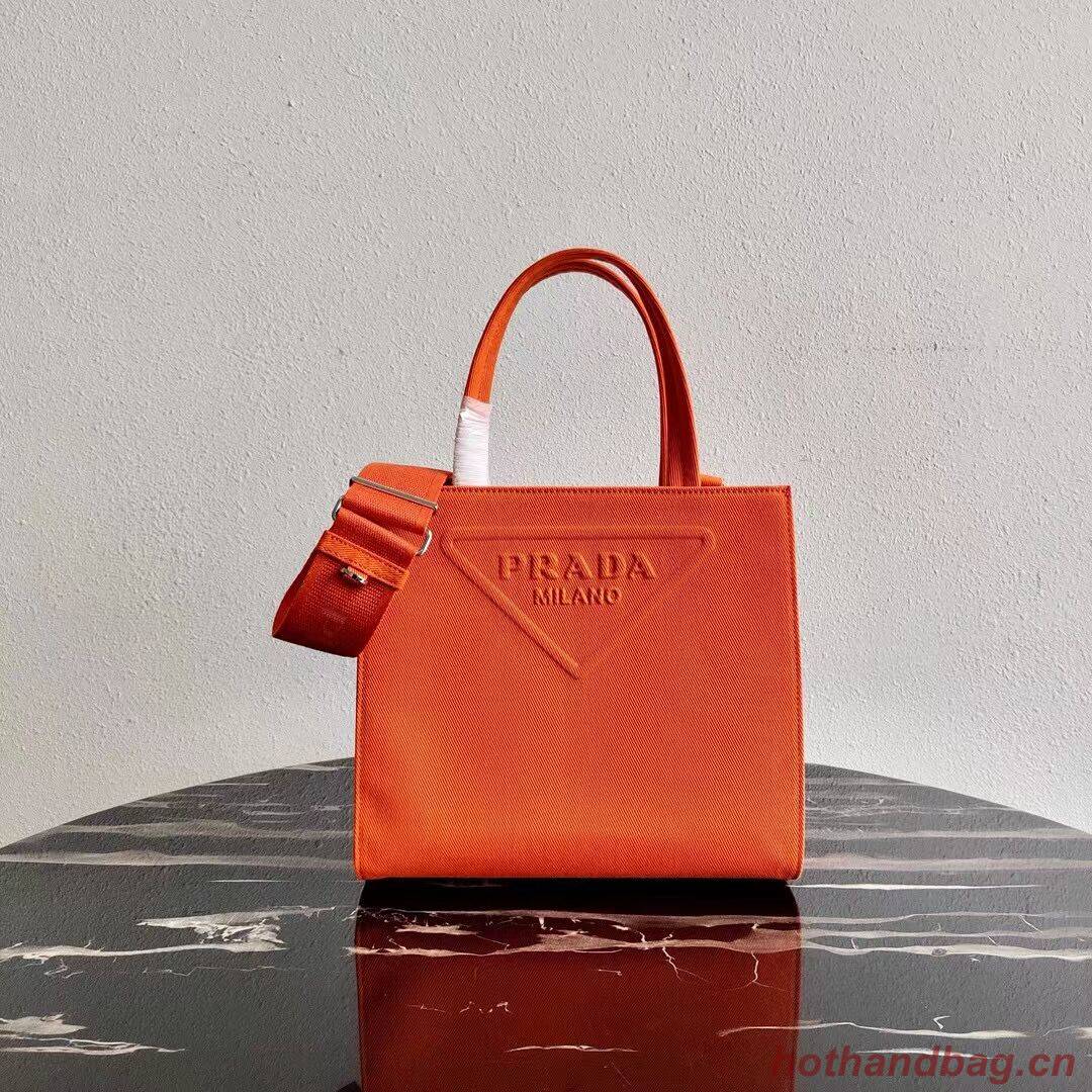 Prada Drill tote bag 1BG382 orange Prada Drill tote bag 1BG382 orange
