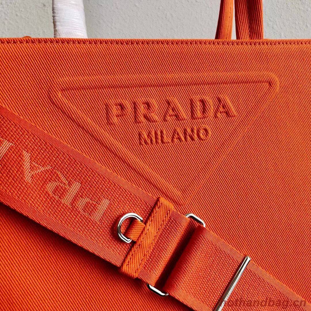 Prada Drill tote bag 1BG382 orange Prada Drill tote bag 1BG382 orange