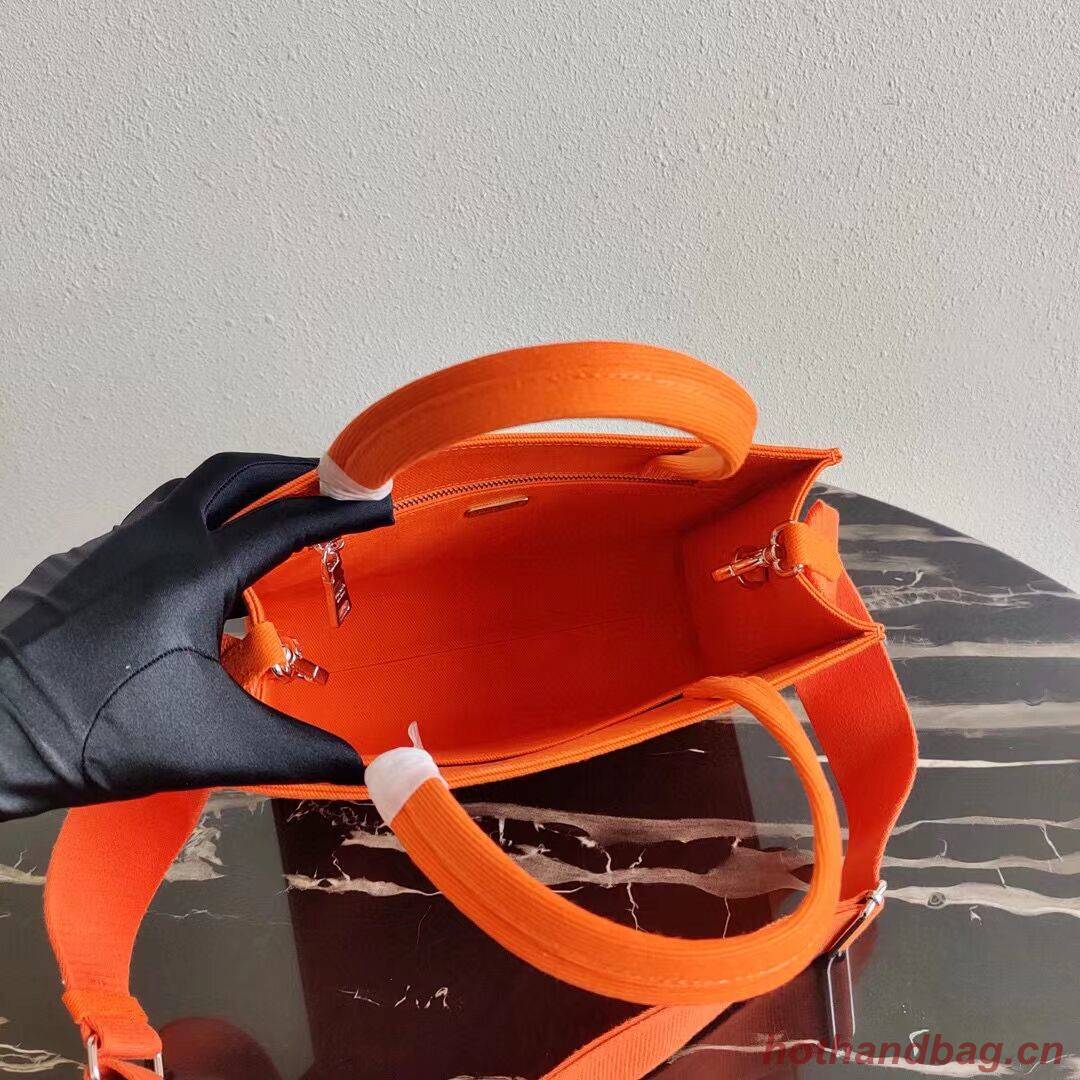 Prada Drill tote bag 1BG382 orange Prada Drill tote bag 1BG382 orange