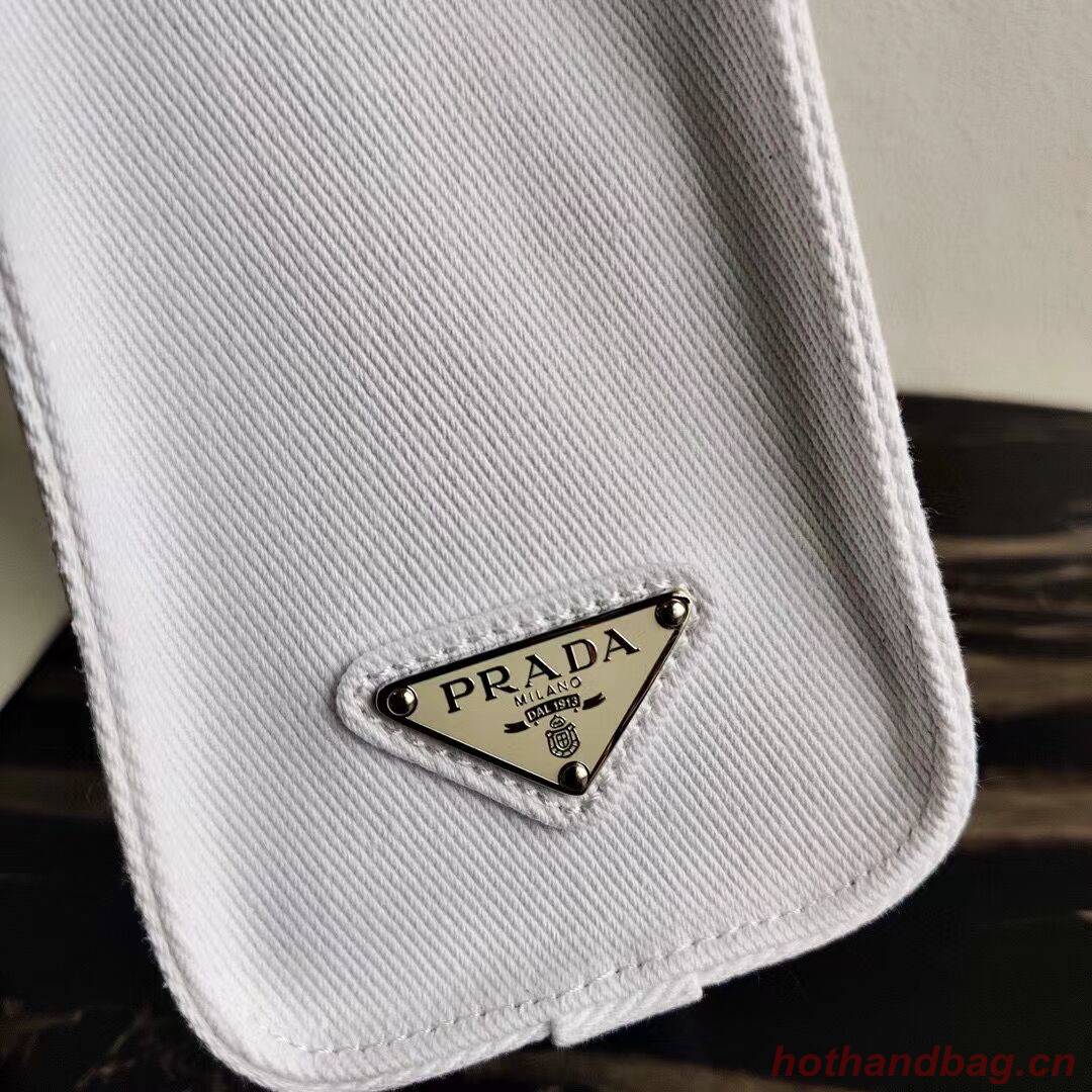 Prada Drill tote bag 1BG382 white Prada Drill tote bag 1BG382 white