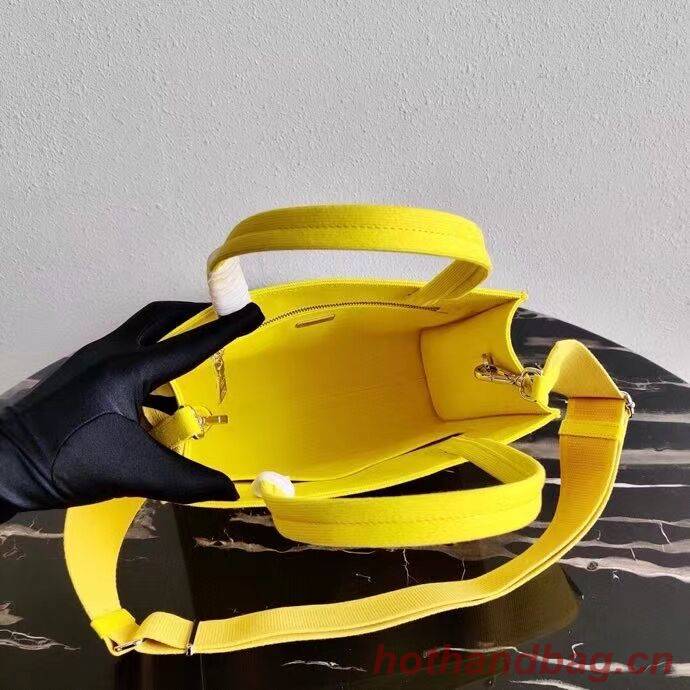 Prada Drill tote bag 1BG382 yellow Prada Drill tote bag 1BG382 yellow