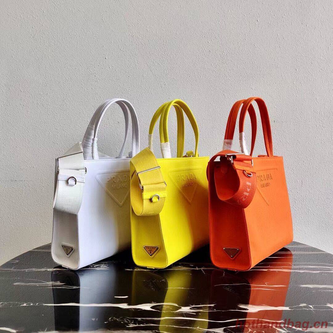 Prada Drill tote bag 1BG382 yellow Prada Drill tote bag 1BG382 yellow