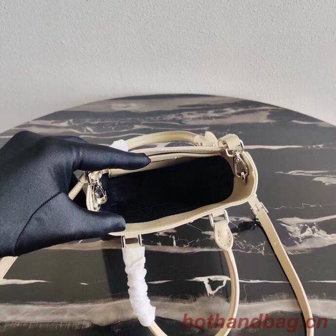 Prada Small brushed leather tote 1AD331 Biscuits Prada Small brushed leather tote 1AD331 Biscuits