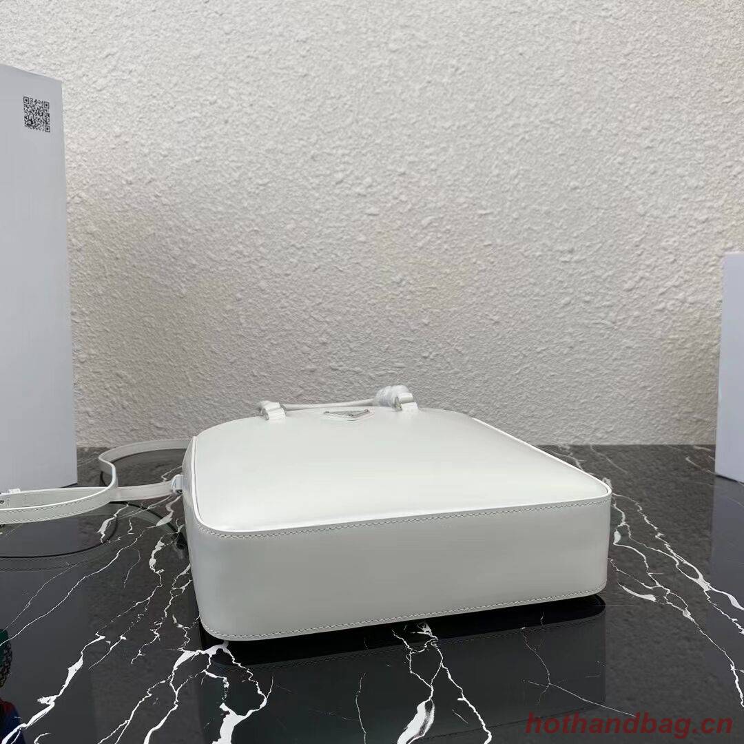 Prada brushed leather tote 1BA330 white Prada brushed leather tote 1BA330 white