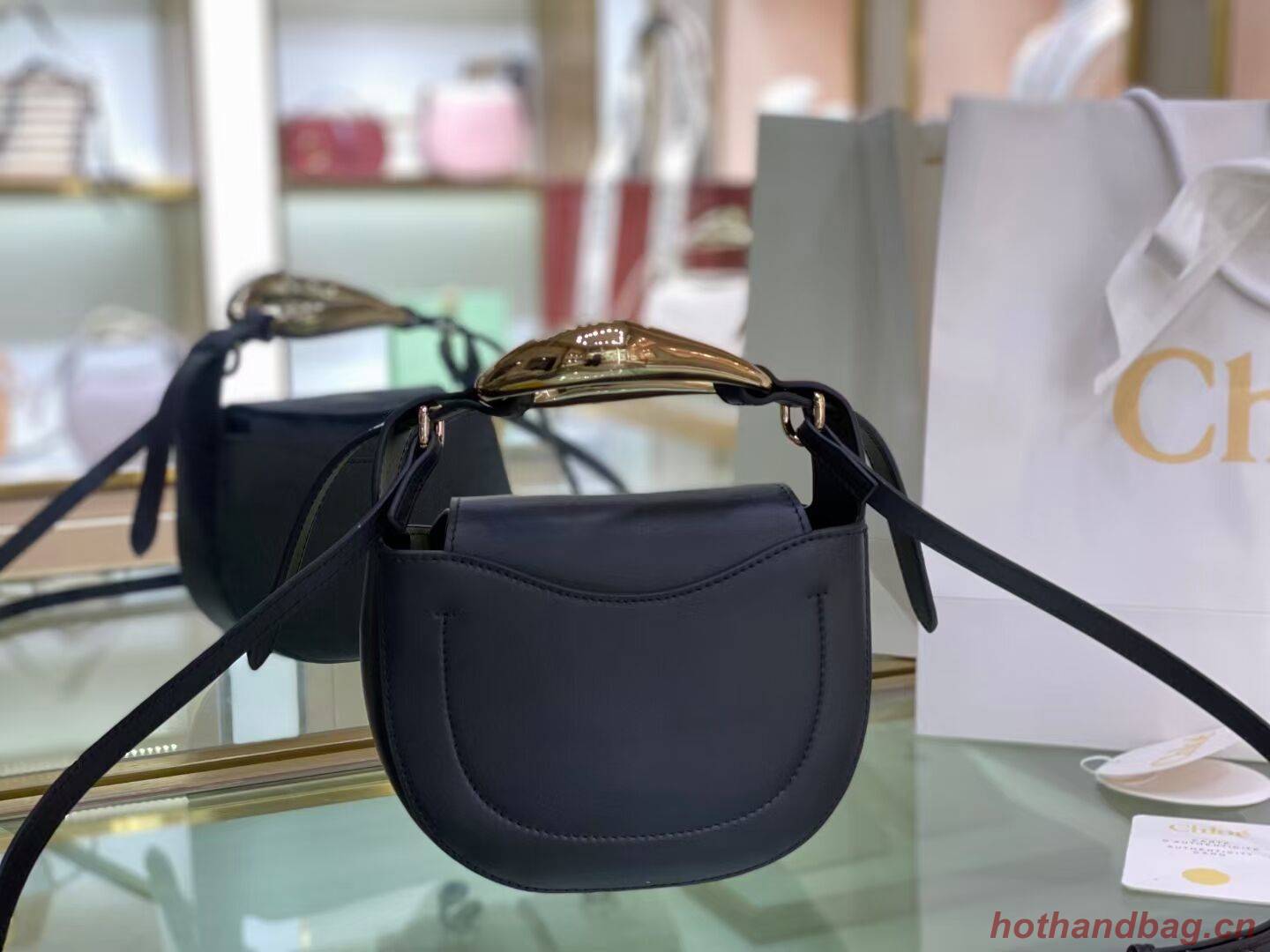 Chloe Original Calfskin Leather Bag 3S1350 black Chloe Original Calfskin Leather Bag 3S1350 black