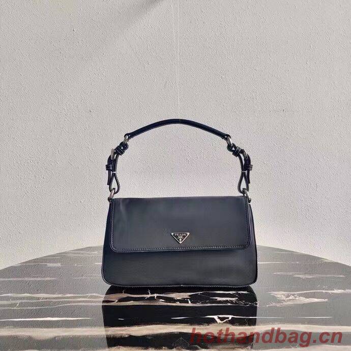 Prada Brushed leather small bag 2AD138 black Prada Brushed leather small bag 2AD138 black