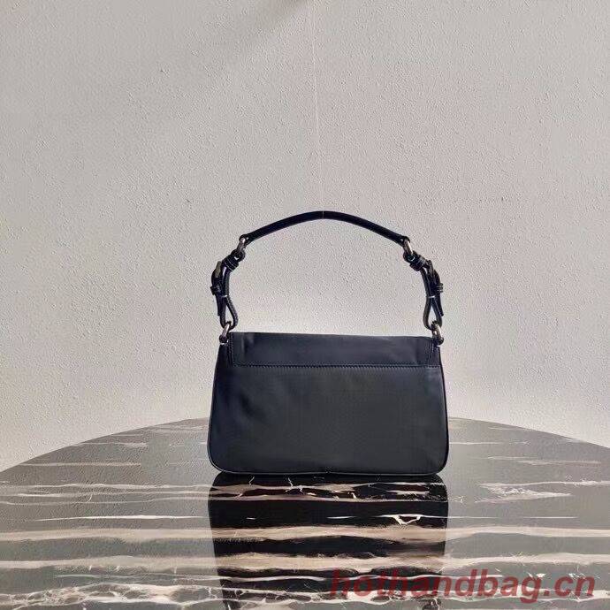Prada Brushed leather small bag 2AD138 black Prada Brushed leather small bag 2AD138 black