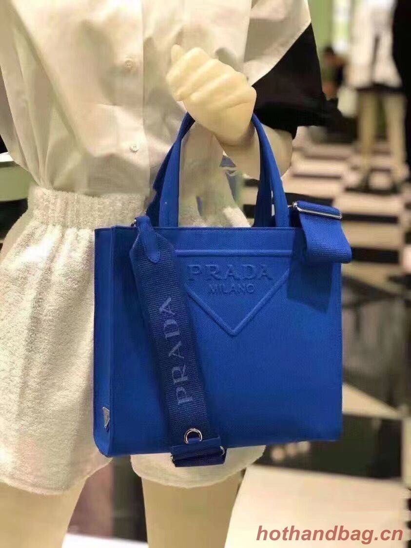 Prada Drill tote bag 1BG382 blue Prada Drill tote bag 1BG382 blue