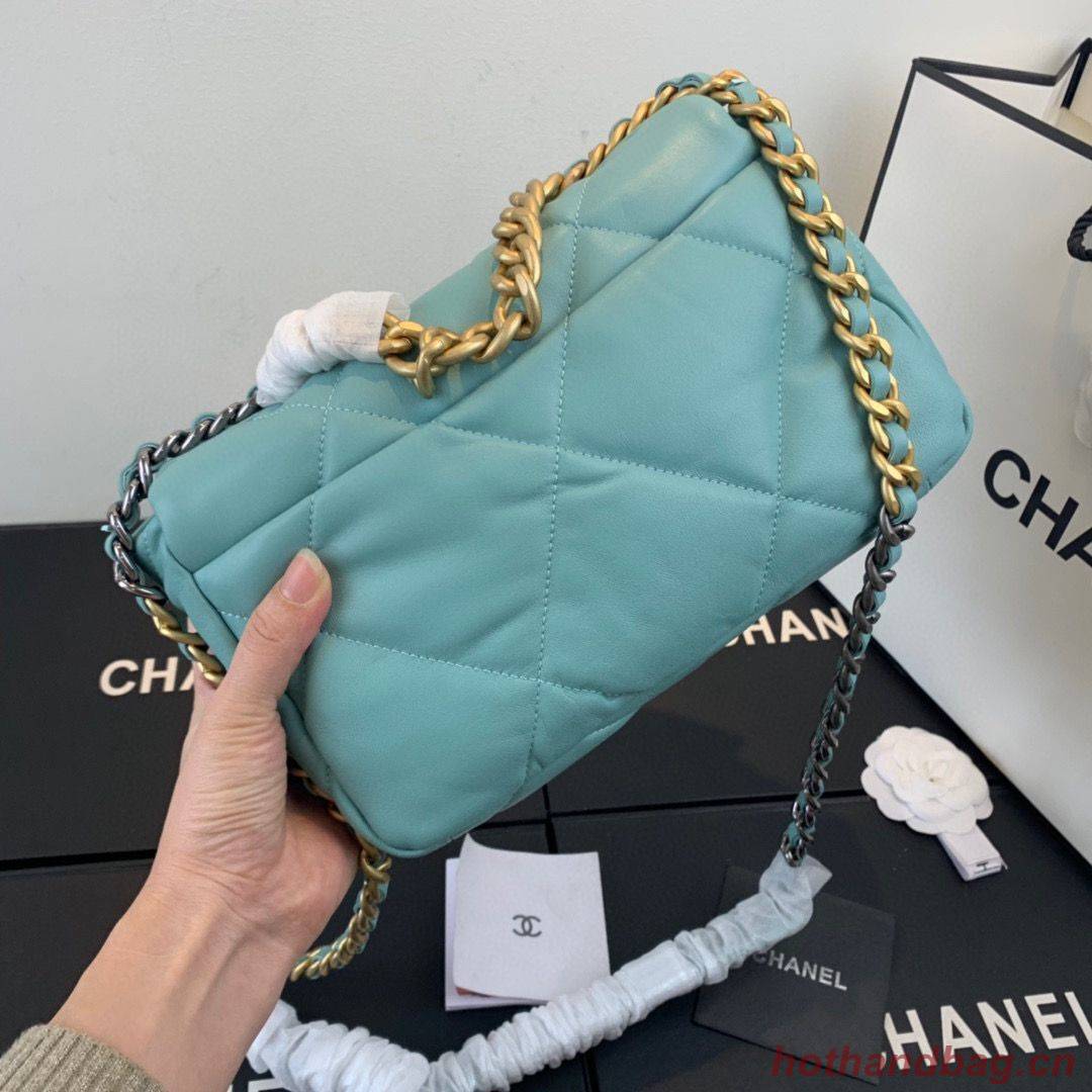CHANEL 19 Flap Bag AS1160 AS1161 AS1162 Blue Sky CHANEL 19 Flap Bag AS1160 AS1161 AS1162 Blue Sky
