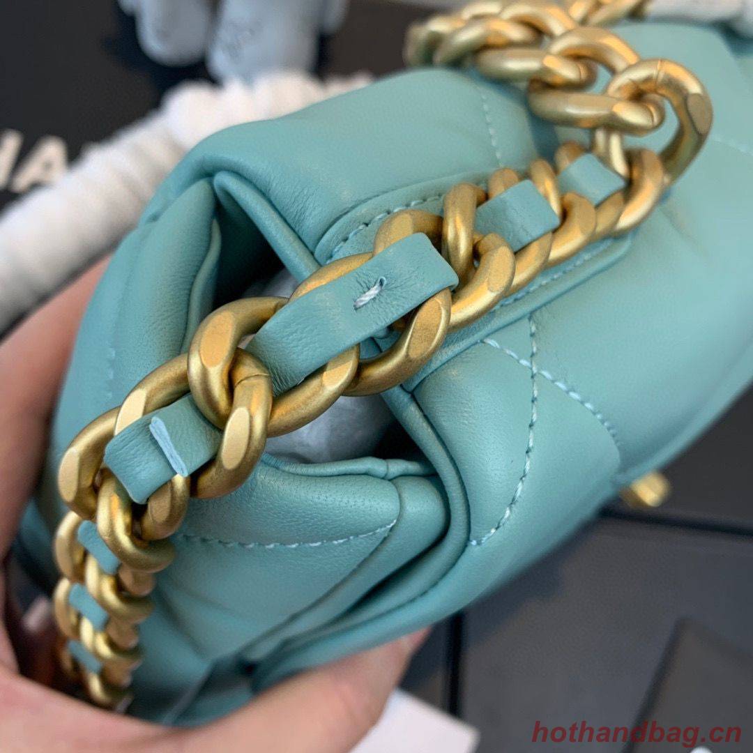 CHANEL 19 Flap Bag AS1160 AS1161 AS1162 Blue Sky CHANEL 19 Flap Bag AS1160 AS1161 AS1162 Blue Sky