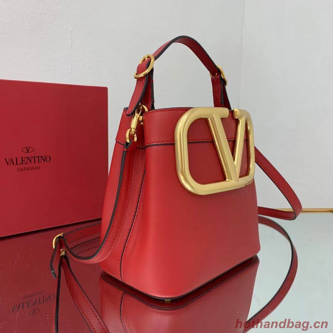 VALENTINO calf leather handbag V0754 red VALENTINO calf leather handbag V0754 red