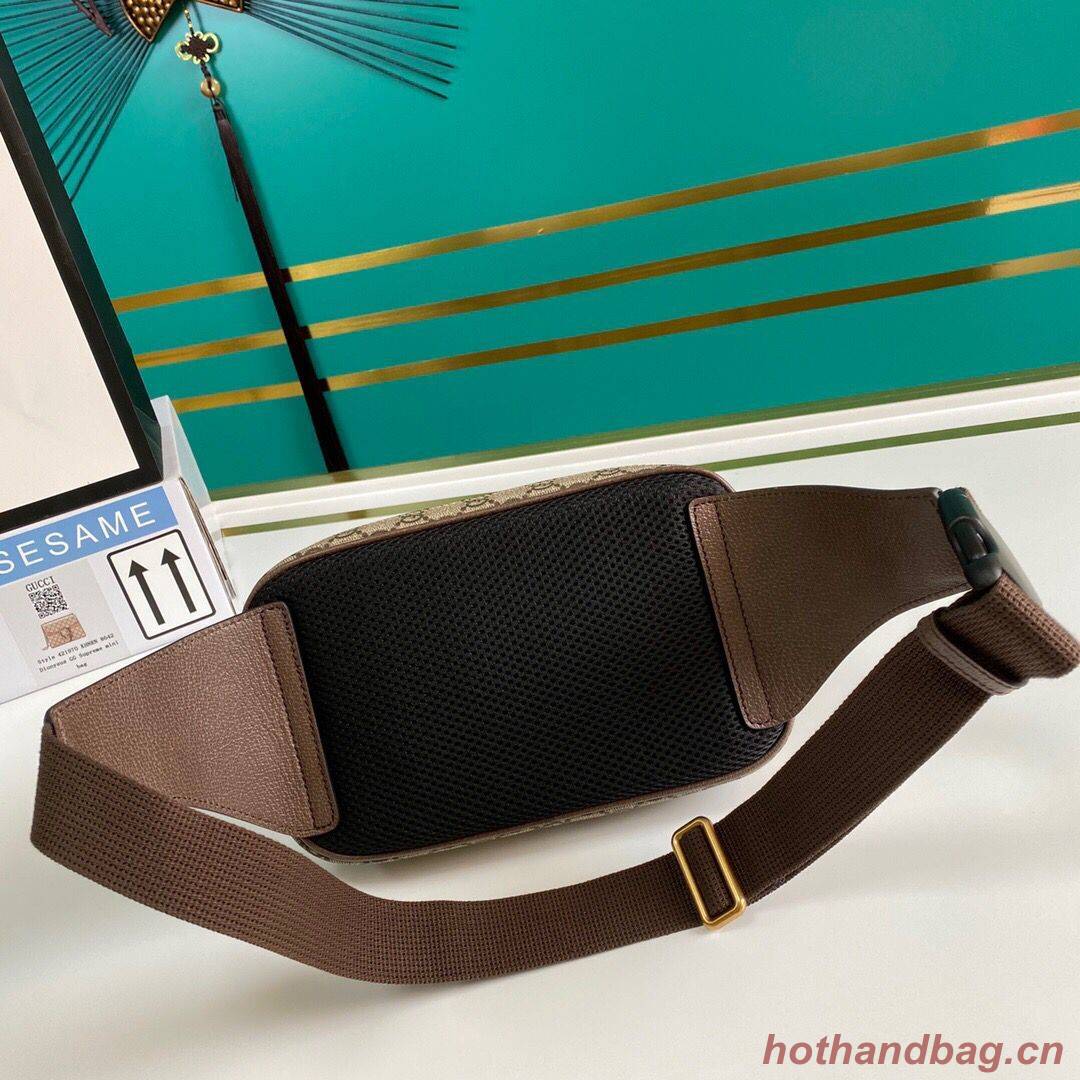 Gucci GG Original GG Leather belt bag 574796 brown Gucci GG Original GG Leather belt bag 574796 brown