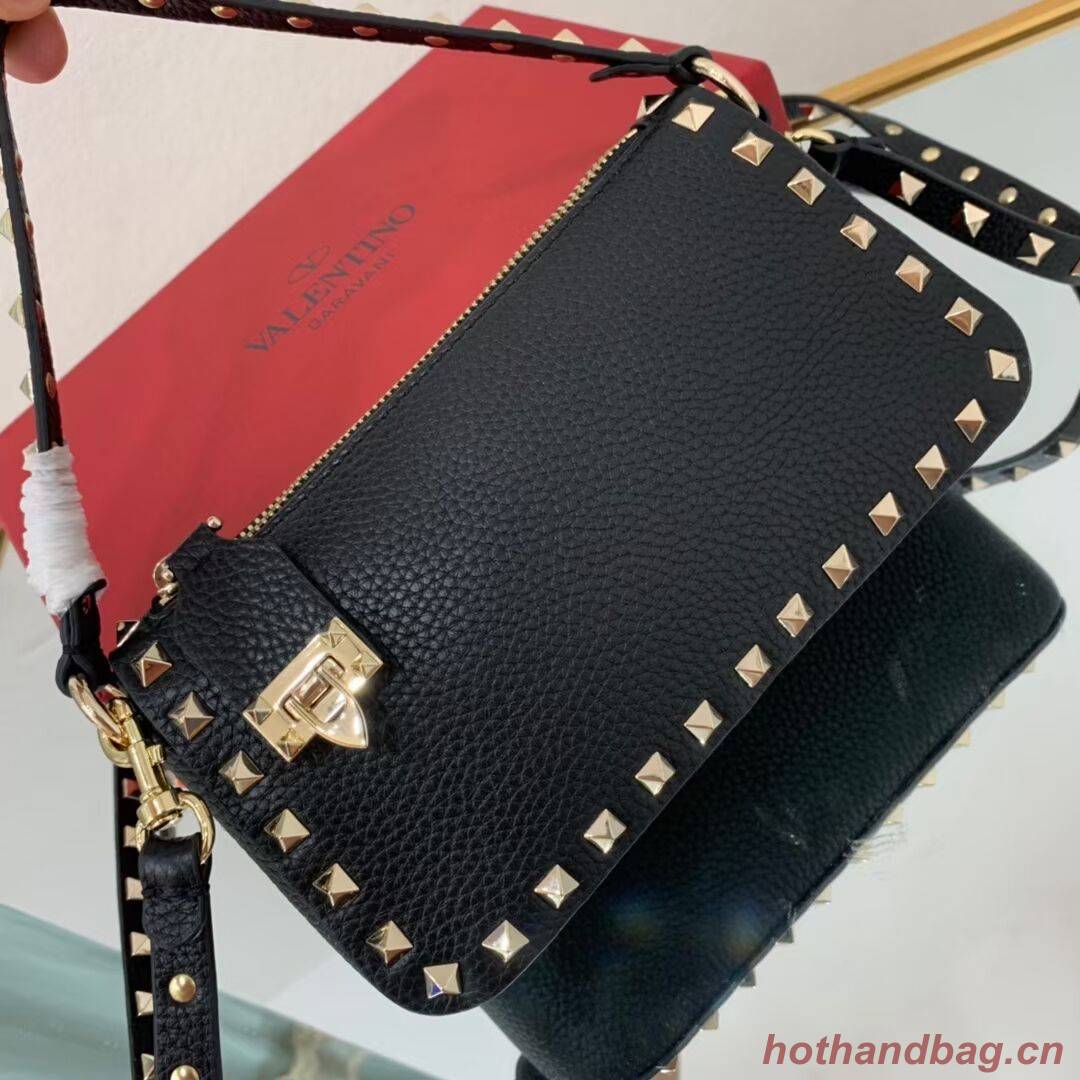 VALENTINO Origianl leather shoulder bag V4700 black VALENTINO Origianl leather shoulder bag V4700 black