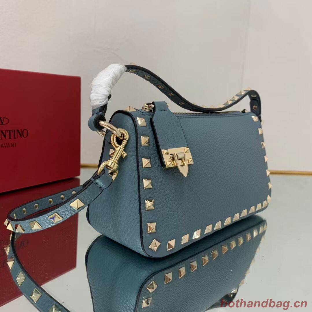 VALENTINO Origianl leather shoulder bag V4700 blue VALENTINO Origianl leather shoulder bag V4700 blue