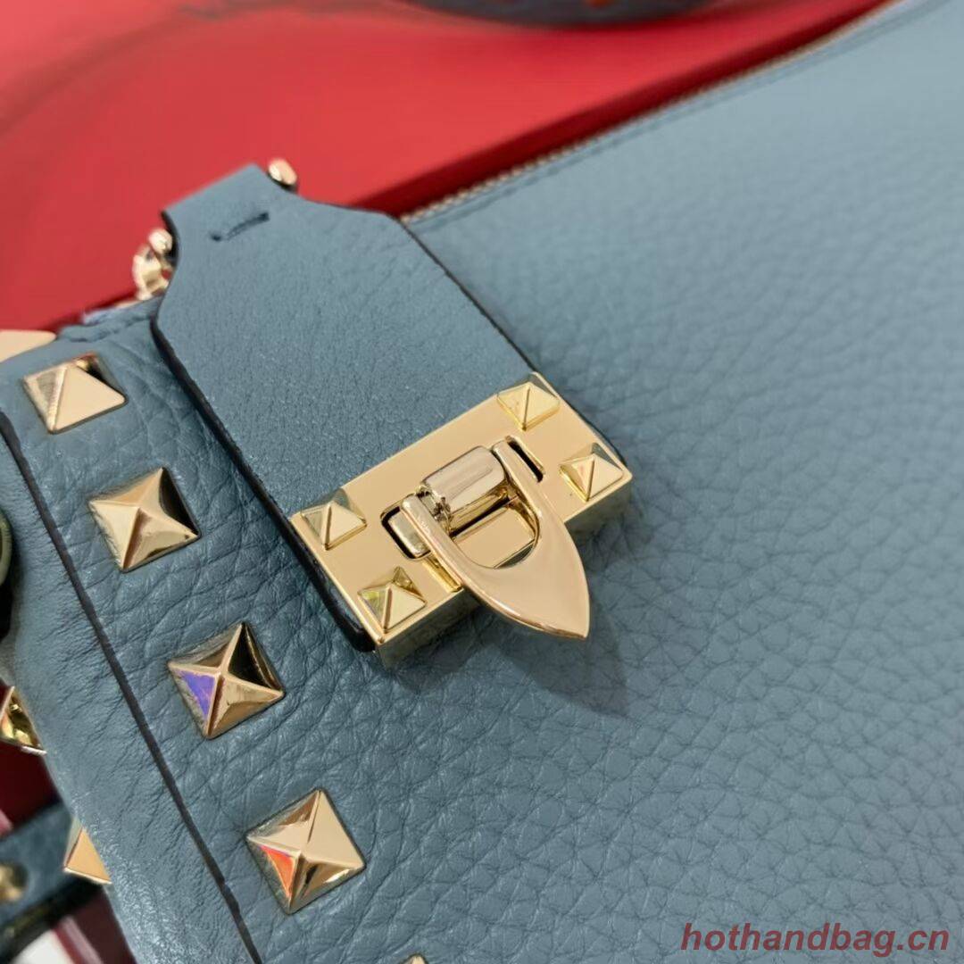 VALENTINO Origianl leather shoulder bag V4700 blue VALENTINO Origianl leather shoulder bag V4700 blue