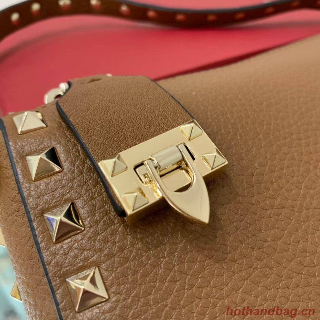 VALENTINO Origianl leather shoulder bag V4700 brown VALENTINO Origianl leather shoulder bag V4700 brown