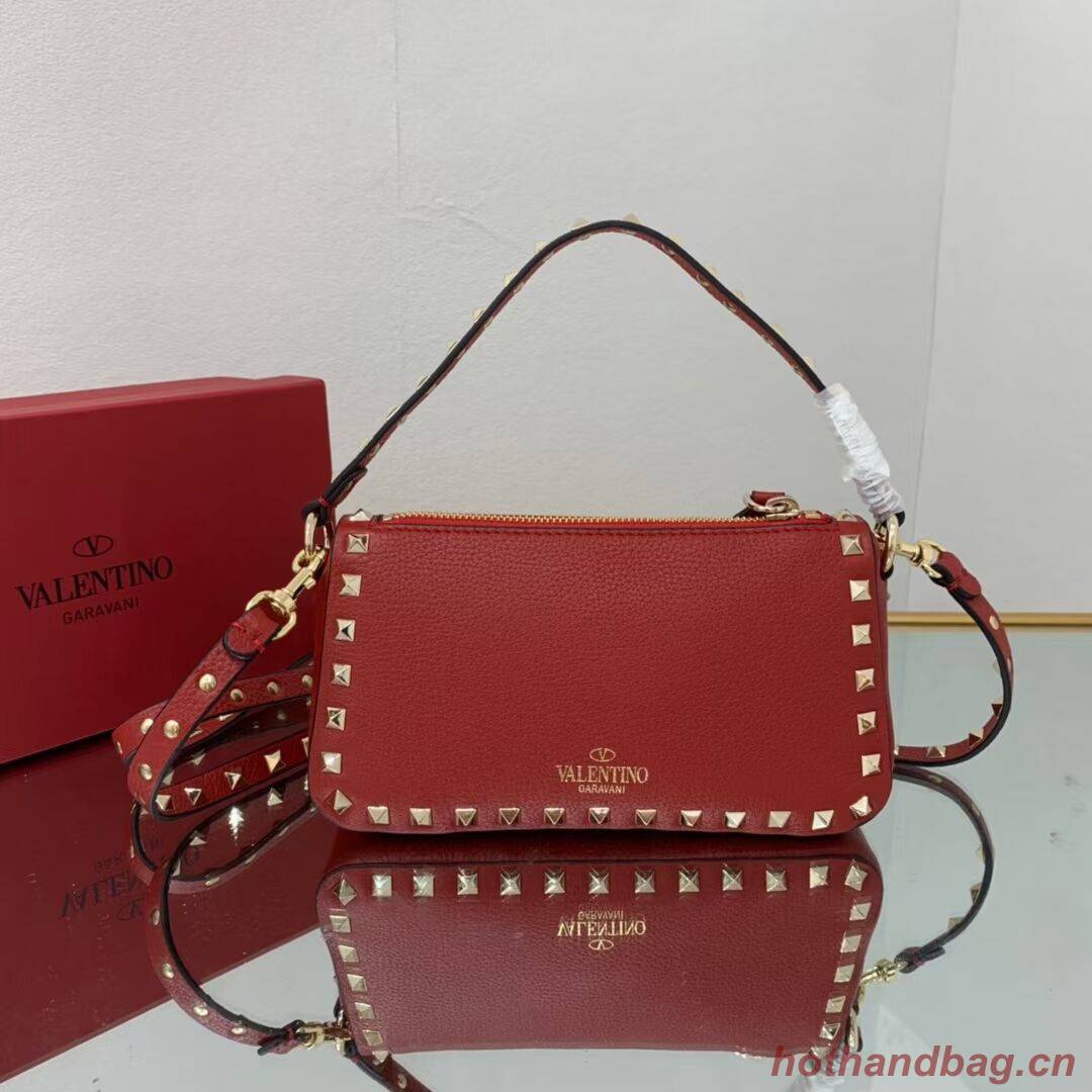 VALENTINO Origianl leather shoulder bag V4700 red VALENTINO Origianl leather shoulder bag V4700 red