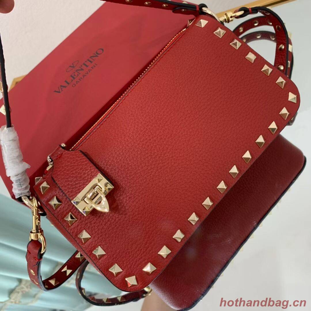 VALENTINO Origianl leather shoulder bag V4700 red VALENTINO Origianl leather shoulder bag V4700 red