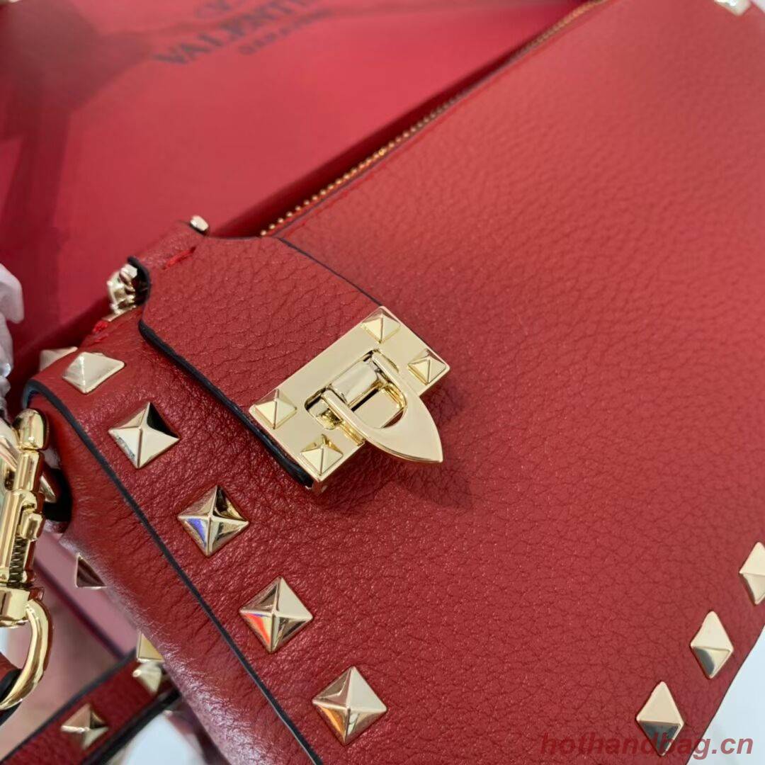 VALENTINO Origianl leather shoulder bag V4700 red VALENTINO Origianl leather shoulder bag V4700 red