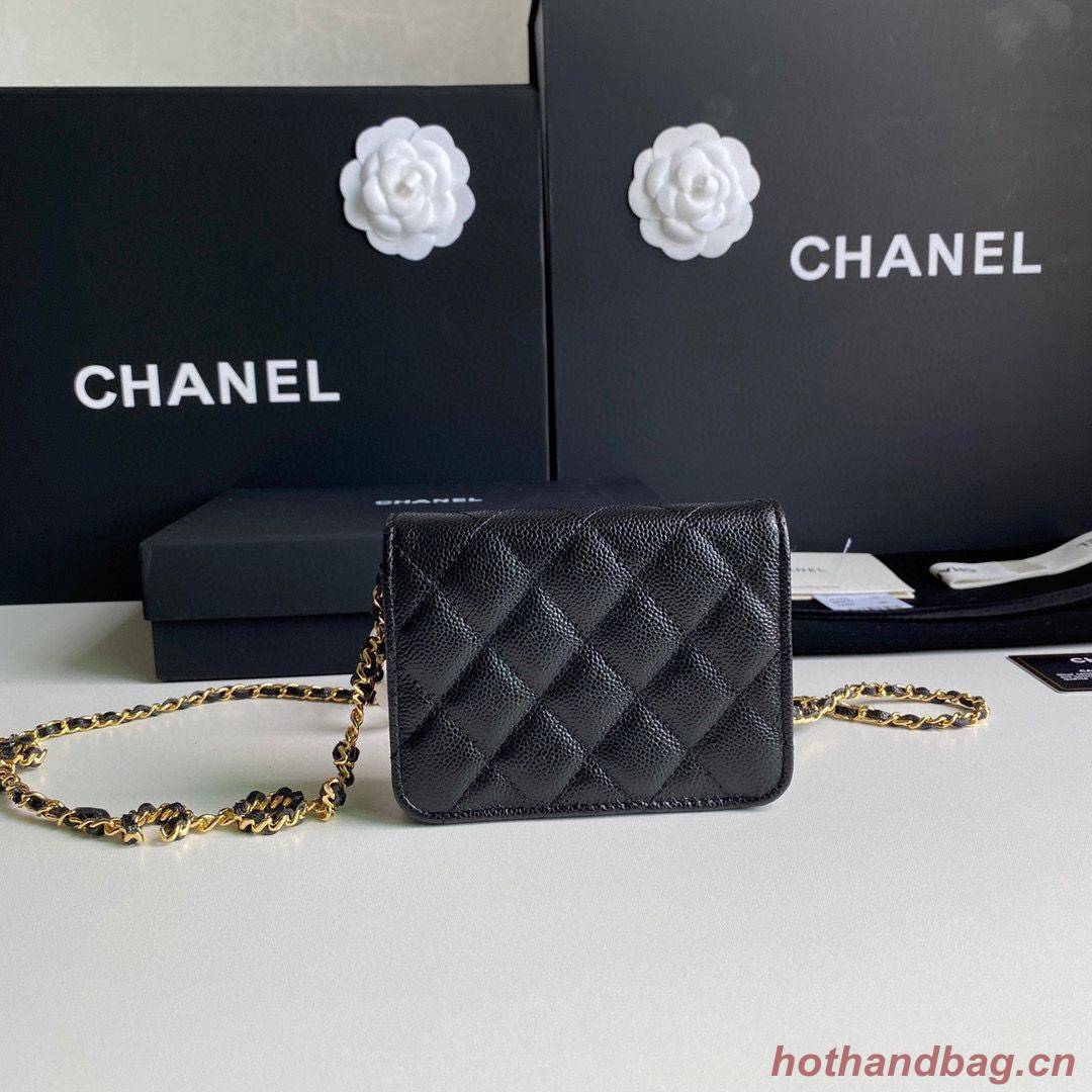 Chanel WOC Belt Bag Original Caviar Leather 2306 Black Chanel WOC Belt Bag Original Caviar Leather 2306 Black