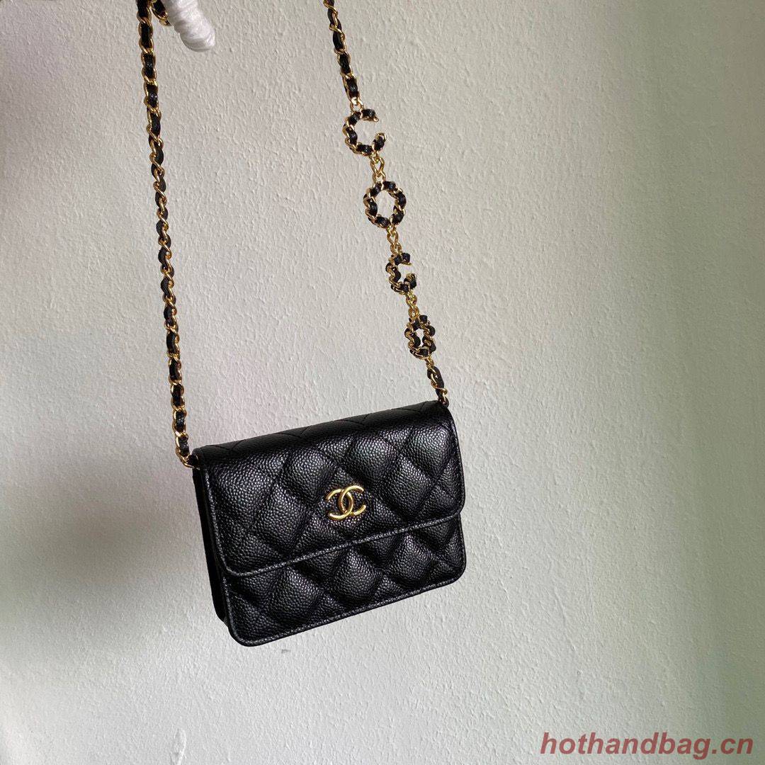 Chanel WOC Belt Bag Original Caviar Leather 2306 Black Chanel WOC Belt Bag Original Caviar Leather 2306 Black