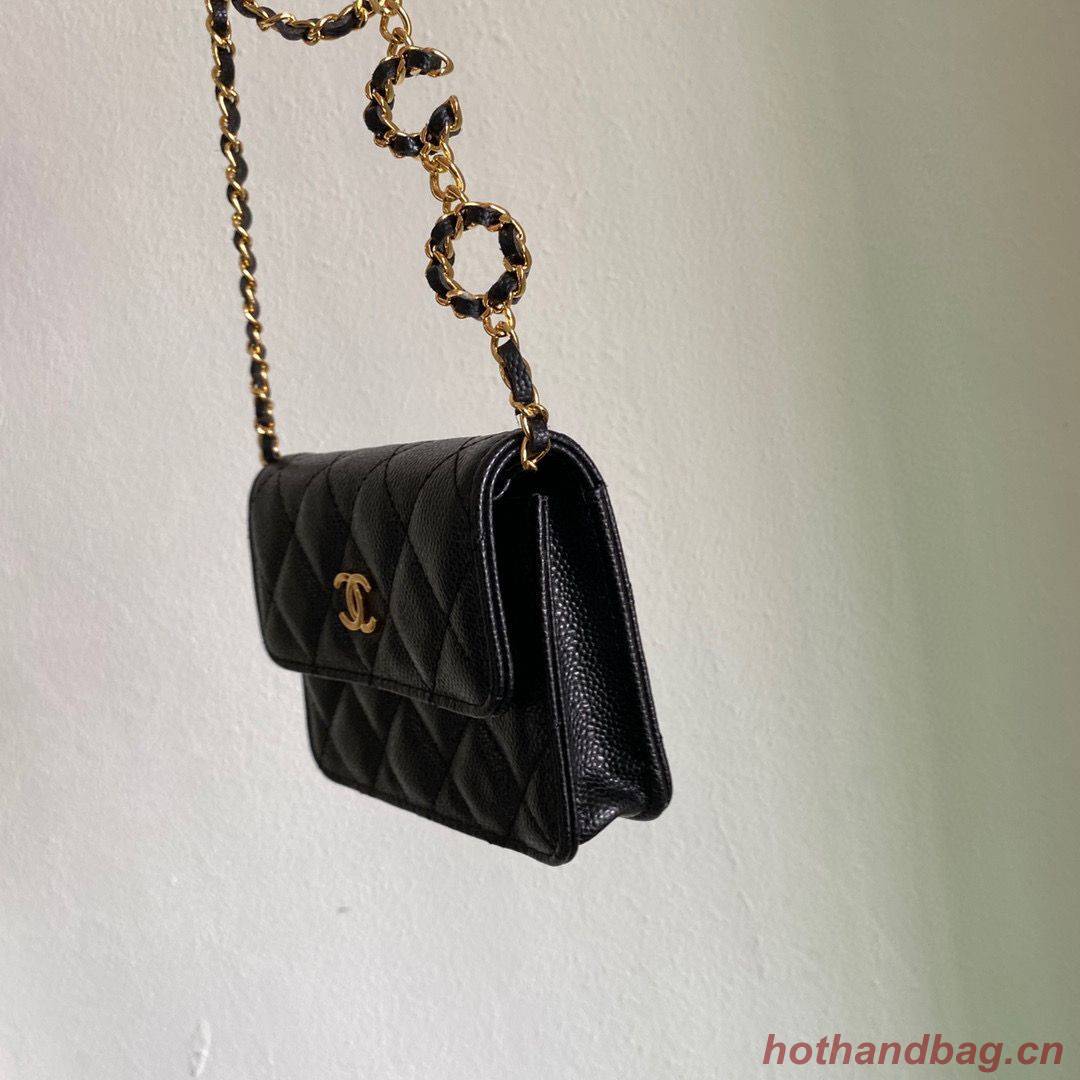 Chanel WOC Belt Bag Original Caviar Leather 2306 Black Chanel WOC Belt Bag Original Caviar Leather 2306 Black