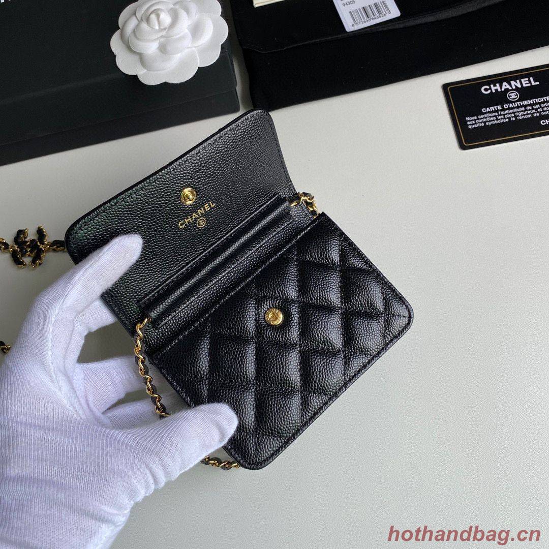 Chanel WOC Belt Bag Original Caviar Leather 2306 Black Chanel WOC Belt Bag Original Caviar Leather 2306 Black