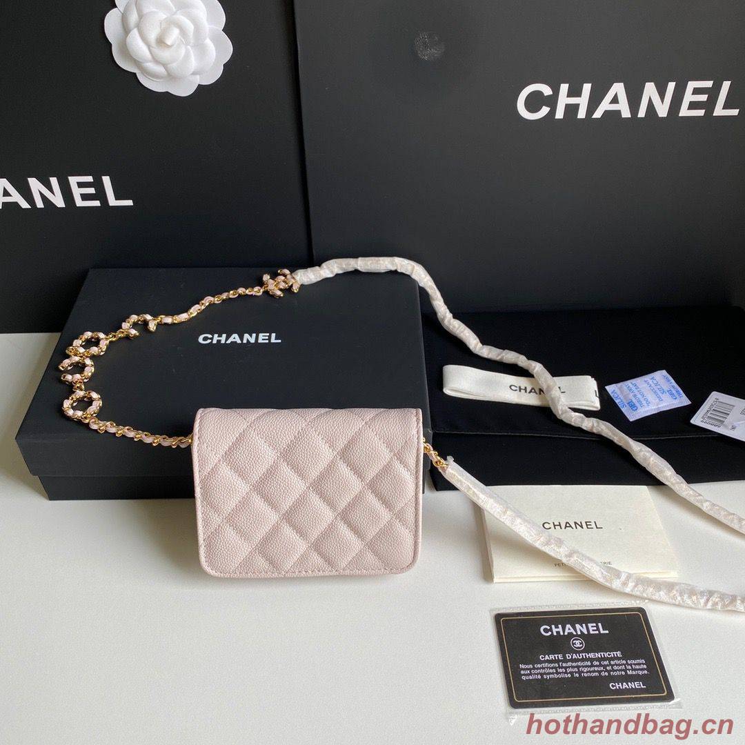 Chanel WOC Belt Bag Original Caviar Leather 2306 Light Pink Chanel WOC Belt Bag Original Caviar Leather 2306 Light Pink